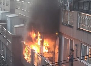 군포시 다세대주택서 불, 인명피해 없어