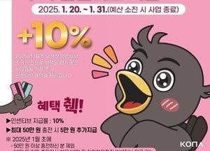 오산시, 설 맞이 지역화폐 ‘오색전’ 추가 인센티브 10% 지급...오는 20~31일 이벤트 진행