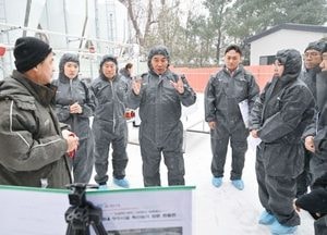 백영현 포천시장, 축사시설 우수농가 방문...악취 저감 시설 설치 운영 현장 점검