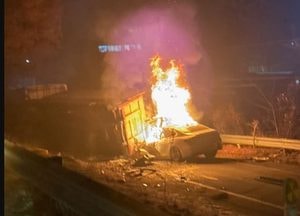 화성 39번국도서 추돌 사고, 승용차 운전자 사망