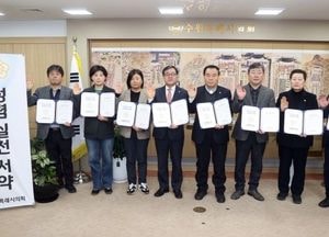 수원특례시의회 ‘청렴 실천 서약’ 신뢰받는 지방의회 다짐...이재식 의장 “청렴문화 확산 최선”
