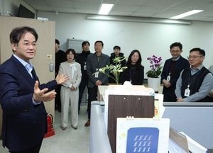 이동환 고양특례시장, 설 명절 맞아 일선 현장 사업 부서 찾아 직원 노고에 고마움 전달