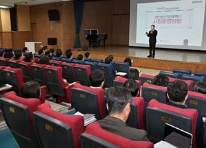 인천시-인천시교육청, 첫 교차특강 개최…유정복 시장, 교육청 직원 대상 특별 강연 “인천 미래 비전 공유”