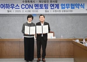 수원시-한사람, 셰어하우스 CON 자립준비청년 멘토링 지원 업무협약 체결