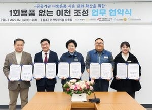 이천시, 공공기관 다회용품 사용 문화 확산 ‘1회용품 없는 이천’ 조성 업무 협약 체결