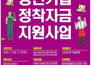 성남시, 청년 창업자 사업장 임차료 월 30만원 지원...‘청년 기업 정착 자금 사업’ 시행