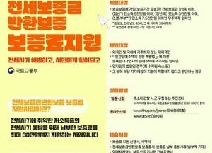 성남시, 전세보증금 반환보증 보증료 지원...무주택자 전 연령 대상으로 확대
