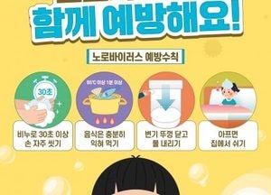 노로바이러스 감염증 급증...안산시 “철저한 위생 수칙 준수 당부”