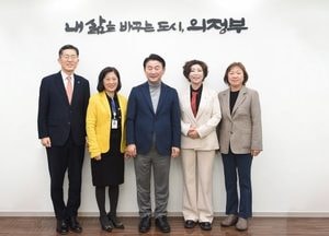 김동근 의정부시장, 이인영 신임 경기도의료원 의정부병원장과 면담