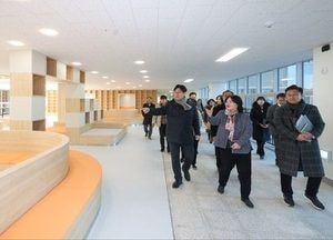 도성훈 인천시교육감, 3월 개교 앞둔 은송중학교 현장 방문…개교 준비 상황 점검