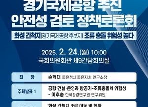 무안공항 철새 보다 2배 '화성습지'…공항건설 타당할까