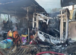 시흥 주택용 창고서 화재, 인명피해 없어