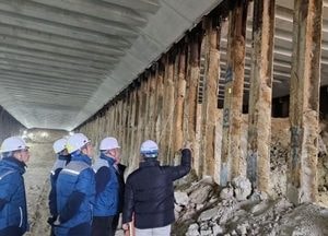수원시, 숙지공원삼거리 상수도관 누수 따른 ‘화산지하차도 공사 현장’ 안전점검 펼쳐