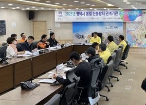 평택시, 봄철 산불방지 종합대책회의...산불 대응 태세 점검·관계기관 협력 체계 강화