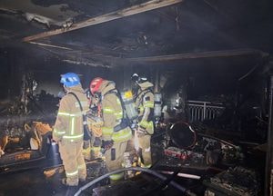 용인 기흥구 아파트 화재, 인명피해 없어