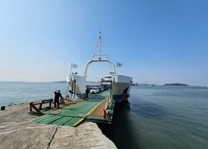 [르포] 월미도서 영종도로, 갈매기와 함께한 '17분의 짜릿한 항해'