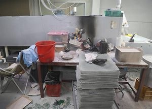 화학약품 유증기와 정전기 마찰 불…부천 도장업체 화재 2명 부상