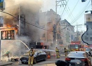 시흥 정왕동 음식점 화재, 인명피해 없어