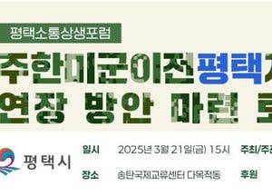 평택시, 오는 21일 '평택지원법 연장 방안' 토론회 개최