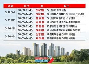 이권재 오산시장 ‘2025년 을사년 백년동행 소통한마당’ 개최...오는 19~26일 8개동 순회