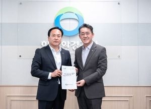 이권재 오산시장, 이상준 한국환경공단 이사장 만나 하수도사업 조기 추진 협조 요청