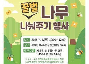 이천시, 제80회 식목일 기념 ‘나무 나눠주기 행사’ 개최...내달 4일 복하천 제4수변공원서