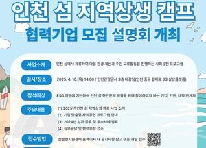 인천섬발전지원센터, 섬 지역상생 캠프 협력기업 모집…'인천i바다패스' 섬 접근성 개선
