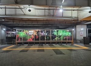 용인 기흥역 하부에 미디어월 설치 '예술로 시민 품는다'
