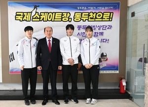 동두천 빙상단, 국제스케이트장 유치 외친다…차민규·김윤지·안현준 동계 아시안게임 눈부신 성과