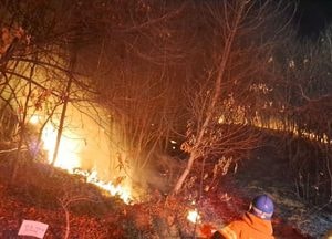 화성 매송면서 한밤중 산불, 1시간28분 만에 완진