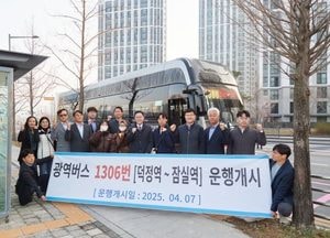 강수현 양주시장 ‘1306번 광역버스’ 탑승…시민과 함께 출근길 소통