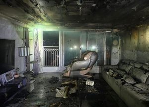 부천 소사구 아파트 화재, 70명 긴급대피