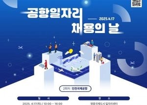 인천 중구, 오는 17일 ‘공항 일자리 채용의 날’ 영종국제도시 개최