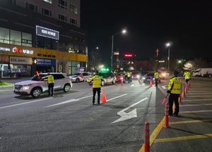 경기북부경찰청, 불시 음주운전 단속...21명 적발