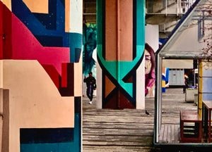 동두천 'CAMP 보산' 그래피티의 화려함