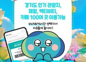 경기도-경기관광공사, 가성비 여행 끝판왕 ‘경기투어패스’ 판매 개시...주요 관광시설 100개소 무료 이용