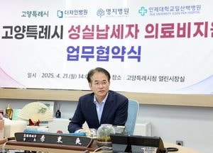 고양특례시, 지방세 성실납세자 의료비 지원 협약 체결...의료기관 2곳→5곳으로 늘려