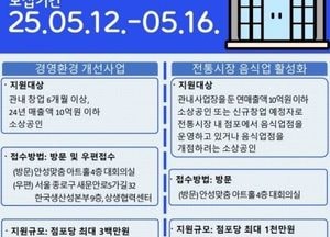 안성시 ‘2025년 소상공인 경영환경개선사업’ 신청자 모집...연 매출 10억원 이하 최대 300만원 지원