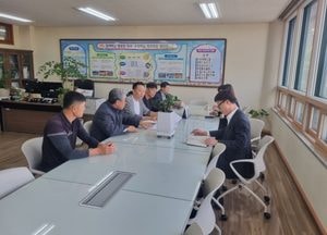 최승혁 안성시의원, 양진중학교 도로 공사 관련 간담회 가져...소음 피해·통학로 안전 대책 마련 최선
