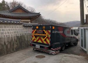 광명시, 대형 공사현장 주변 도로 싱크홀 선제 대응…지표투과레이더 정밀 조사