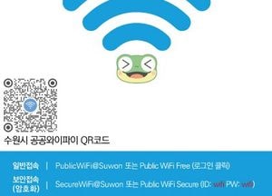 수원시, 공공 와이파이 접속 아이디 통일하고 보안성 높였다...QR 안내·노후 장비 교체로 이용 편의 향상