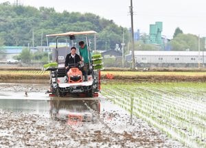 양주시, 첨단 농업기술 시연…무인 방제·드문모 이앙 선보여