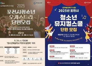 포천시청소년교육문화센터, 청소년 오케스트라·뮤지컬스쿨 단원·전문 강사 공개 모집