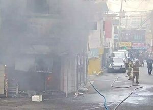 군포시 산본동 상가주택서 화재, 인명피해 없어