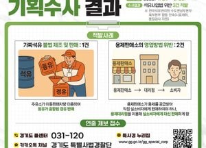 경기도특사경, 가짜석유 판매한 주유소 3곳 적발…석유법 위반