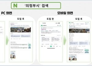 의정부시, 네이버와 ‘공공정보 특화검색’ 시작…포털서 한눈에 행정 정보