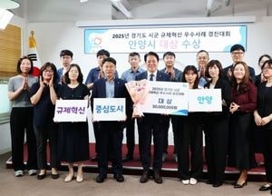 안양시, 경기도 규제혁신 우수사례 경진대회 ‘대상’...맨홀 충격 방지구 실증·시군경 공중영역 감시 체계 구축
