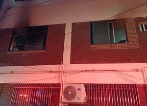 오산 궐동 상가주택서 화재…2층 거주자 구조, 인명피해 없어