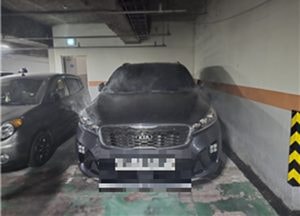평택 아파트 지하주차장 차량서 화재…7분 만에 진화, 인명피해 없어