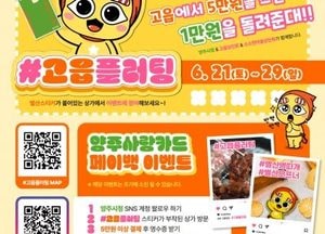 양주시, 시민참여 캠페인 ‘#고읍플러팅’… 골목상권에 활력